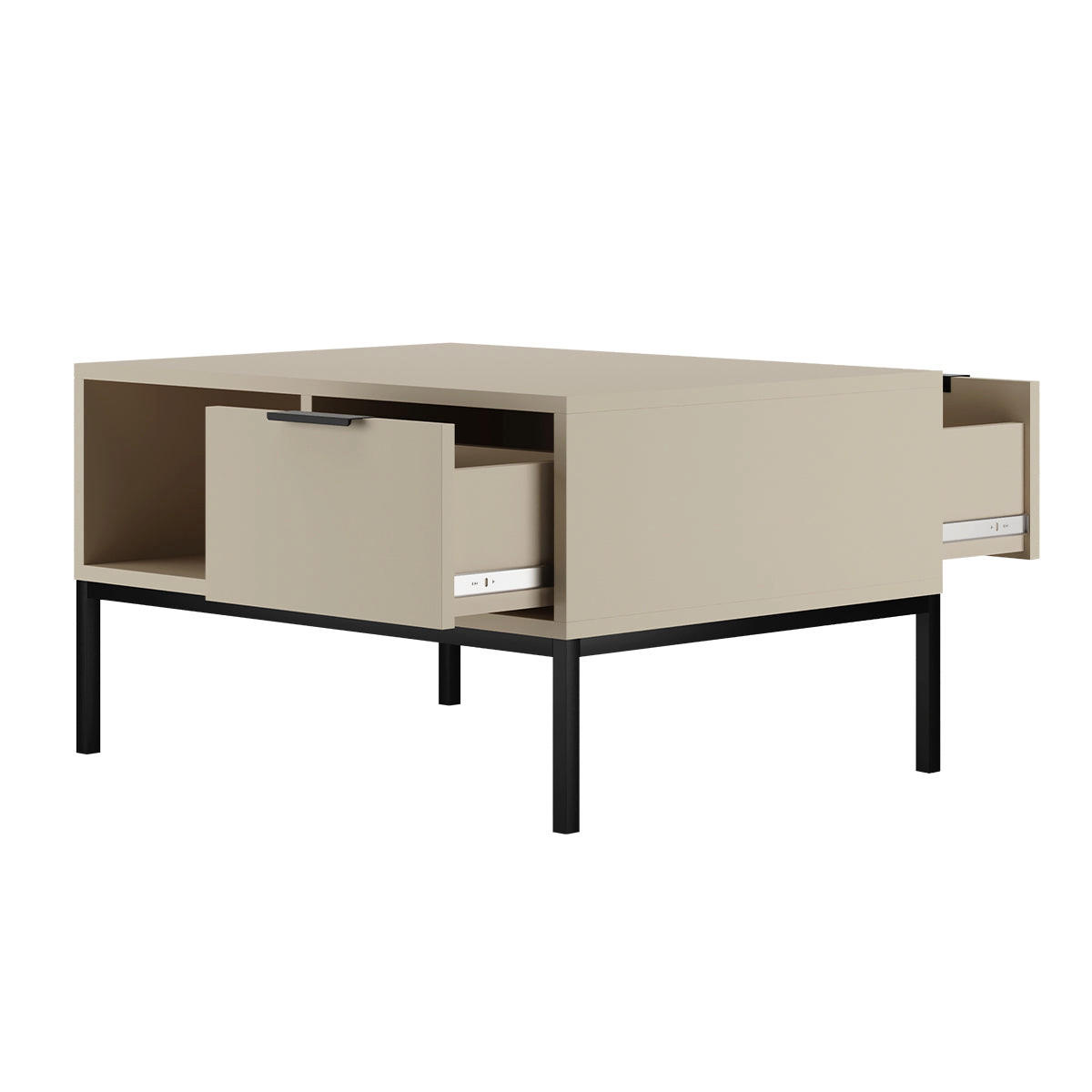 KLUBSKA MIZICA Seattle Kašmir - bež, leseni material (60/80/45.4cm) - Petits-meubles