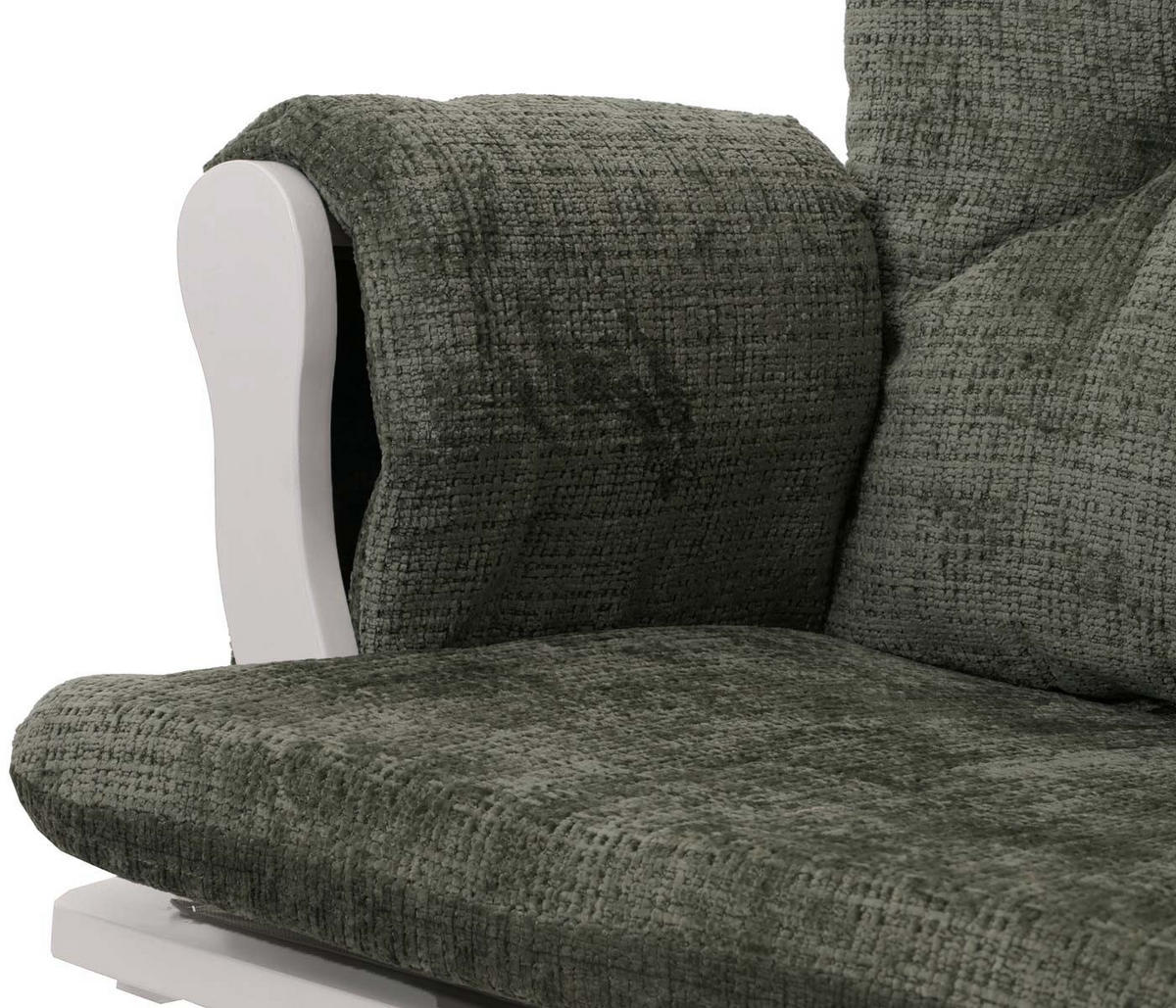 RELAXSESSEL Grün, Weiß - Weiß/Grün, Textil (75/100/71cm) - MCW