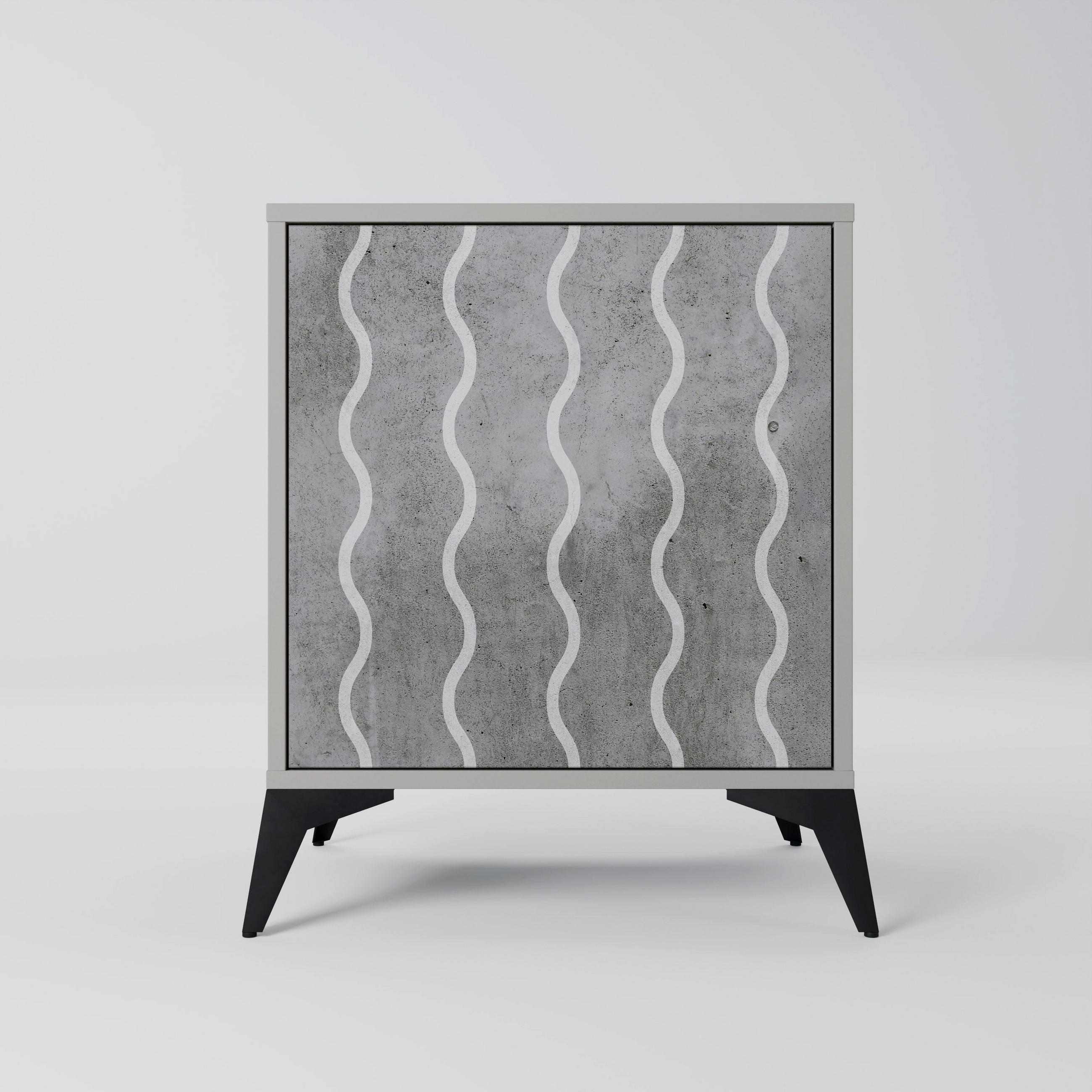 SpaceRebels Sideboard Grau 57.5x70.5x42 cm