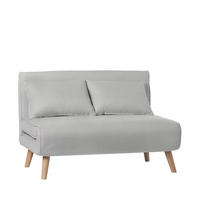 SCHLAFSOFA Noa Grau 117 cm x 79 cm - Grau, Textil (117/79/75cm)