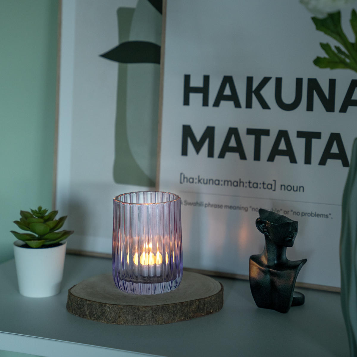 ZAHNPUTZBECHER, Glas, lavendel - Lila, Glas (7.5/10/7.5cm) - bremermann