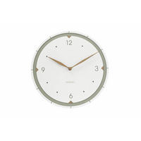 WANDUHR Design Weiß 29/29 cm - Weiß, Holzwerkstoff (29/29/1cm) - ONZENO