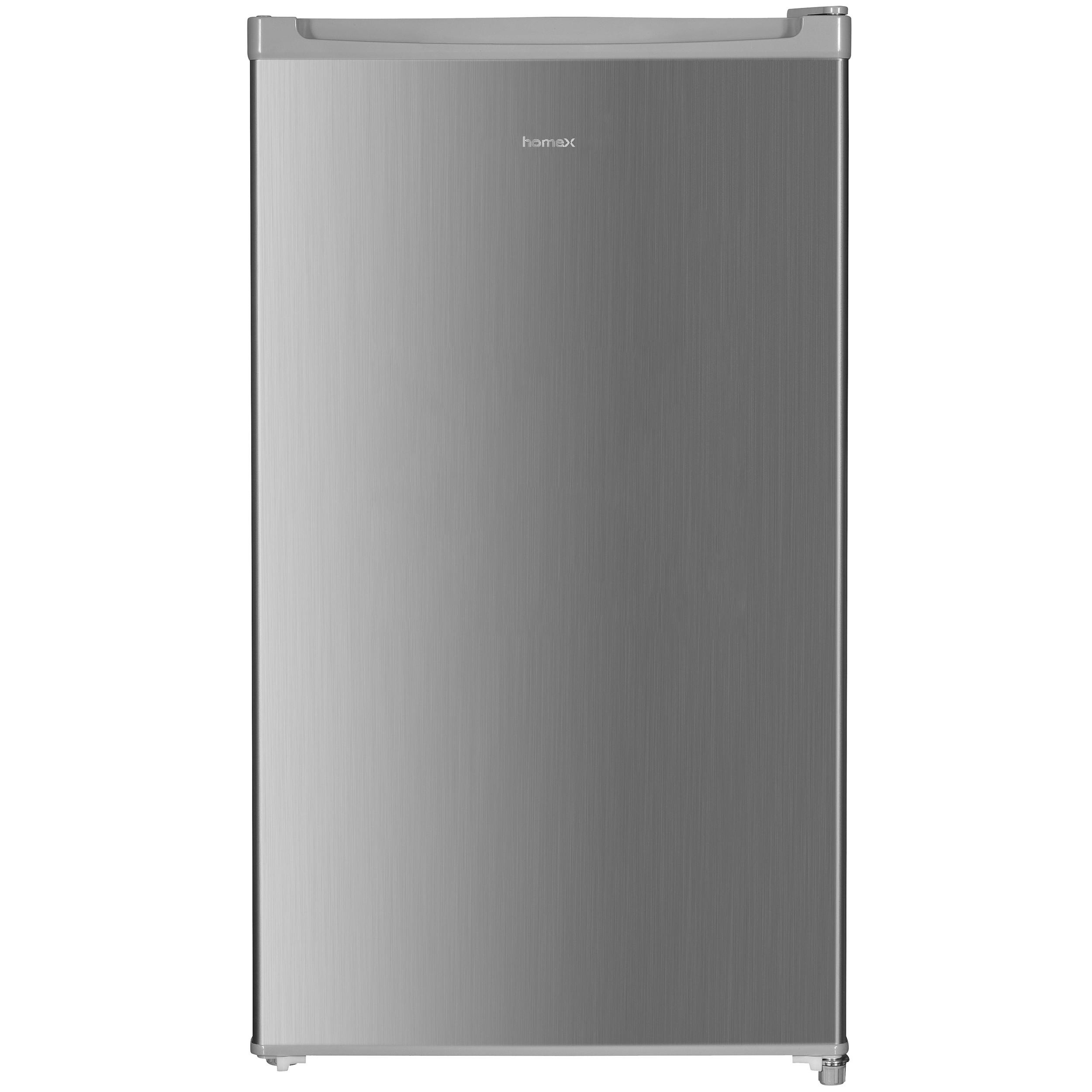 GEFRIERSCHRANK klein - 60L Nutzinhalt, 4-Sterne Gefrieren, kompakt, freistehend, silber - Silberfarben, Kunststoff/Metall (47.5/85/45cm) - homeX