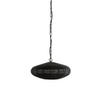 HÄNGELAMPE Bahoto Schwarz Ø40/18 cm - Schwarz, Metall (40/40/18cm) - Light & Living
