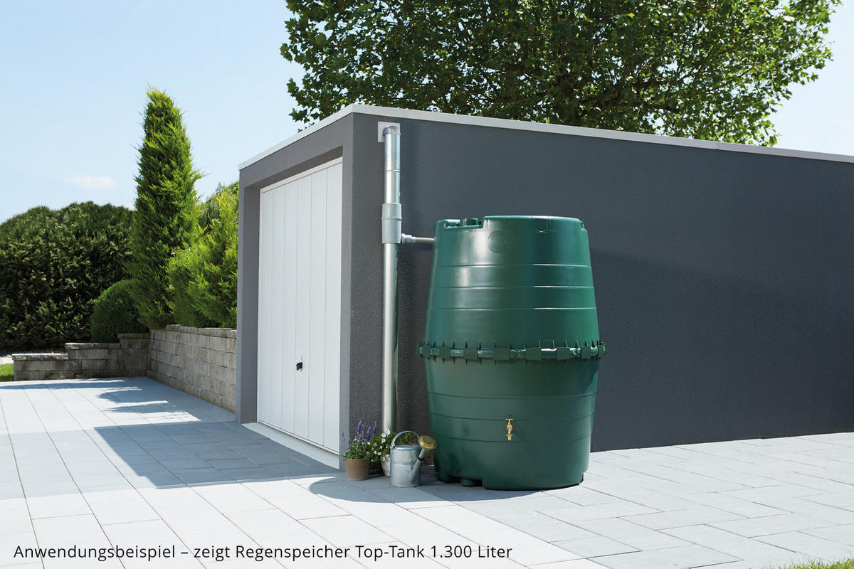 MESSING-AUSLAUFHAHN 3/4'' inkl. Tankverschraubung - Naturfarben, Metall (11/4/15cm) - GARANTIA