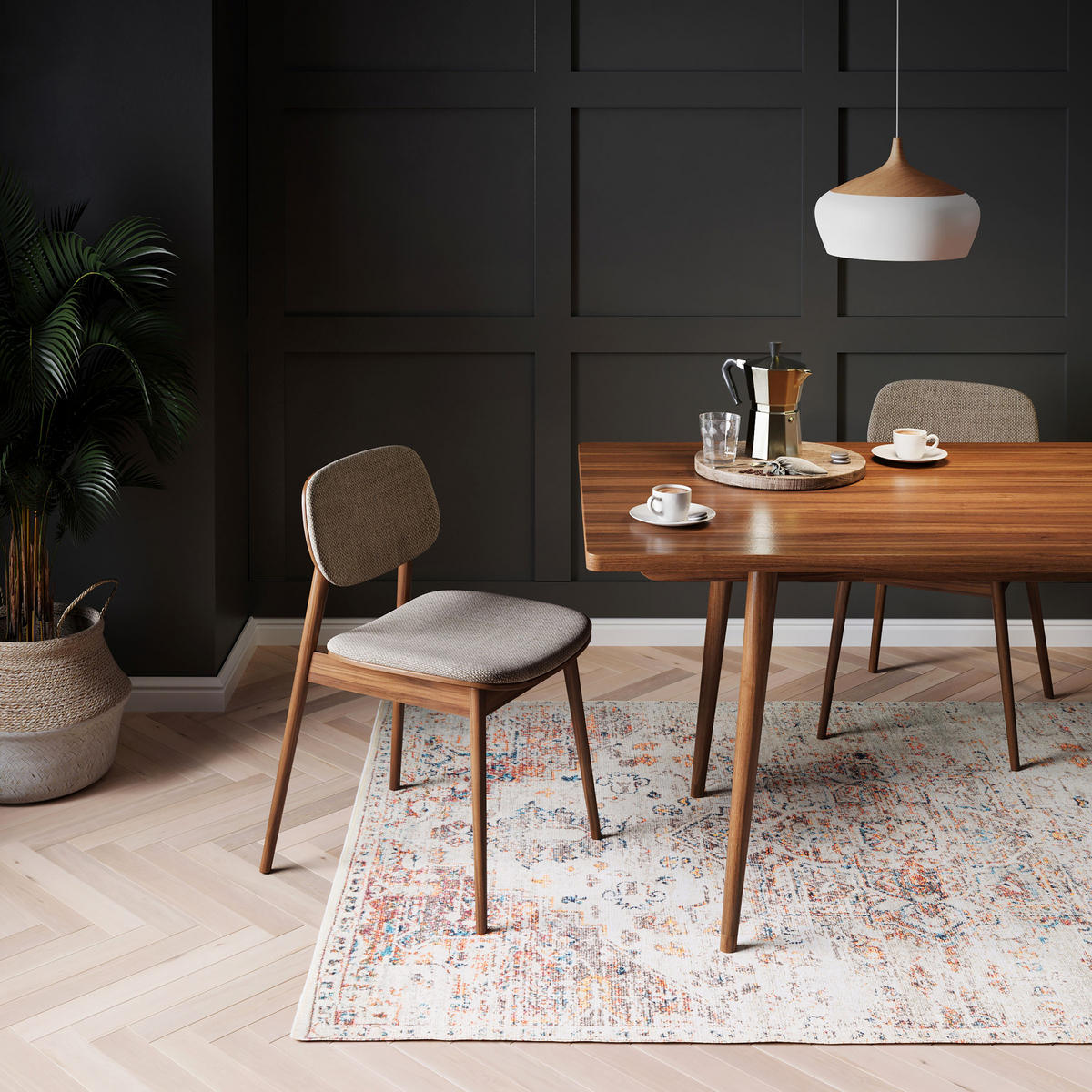 FLACHWEBETEPPICH Cecilia Beige - Beige, Textil (80/150cm) - Kukoon Rugs