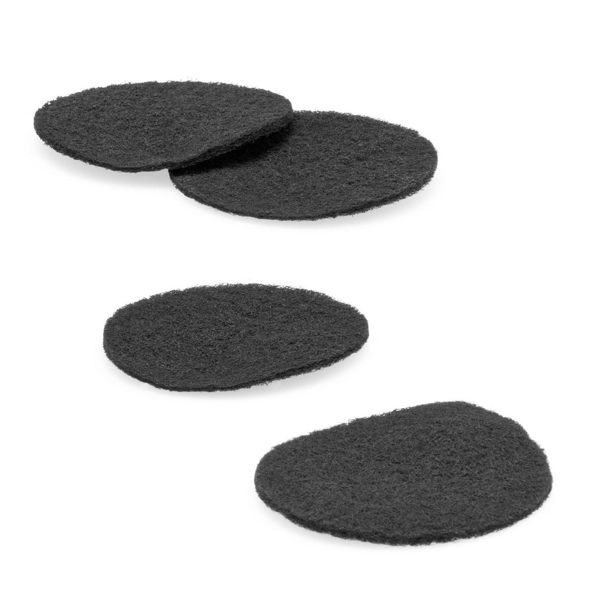 AKTIVKOHLEFILTER 4er-Set, schwarz, Kohlefilter - Schwarz, Kunststoff (10/1/10cm) - bremermann