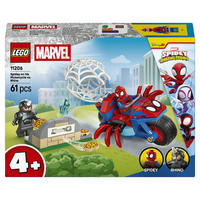 KLEMMBAUSTEINE Spidey auf seinem Motorrad gegen Rhino Spidey - Gelb, Kunststoff (14.1/4.6/19.1cm) - Lego