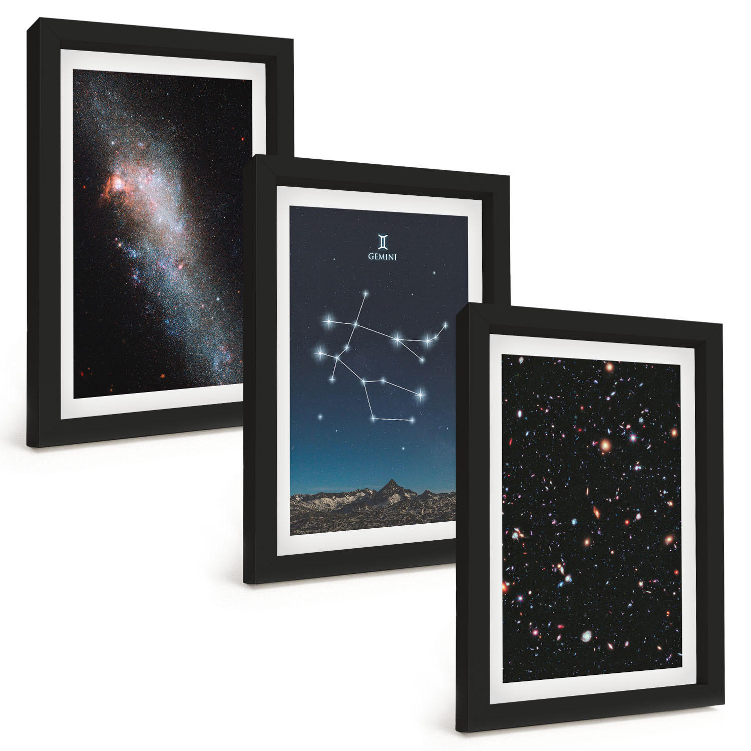 Tulup Bilder Schwarz 20x30 cm