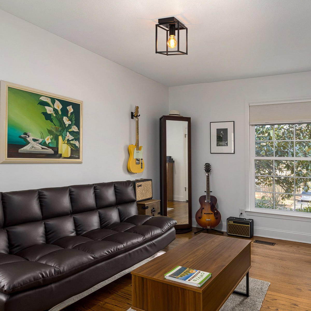 DECKENLEUCHTE Nyxandra 15/15/19.5 cm - Schwarz, Metall (15/15/19.5cm) - ZMH