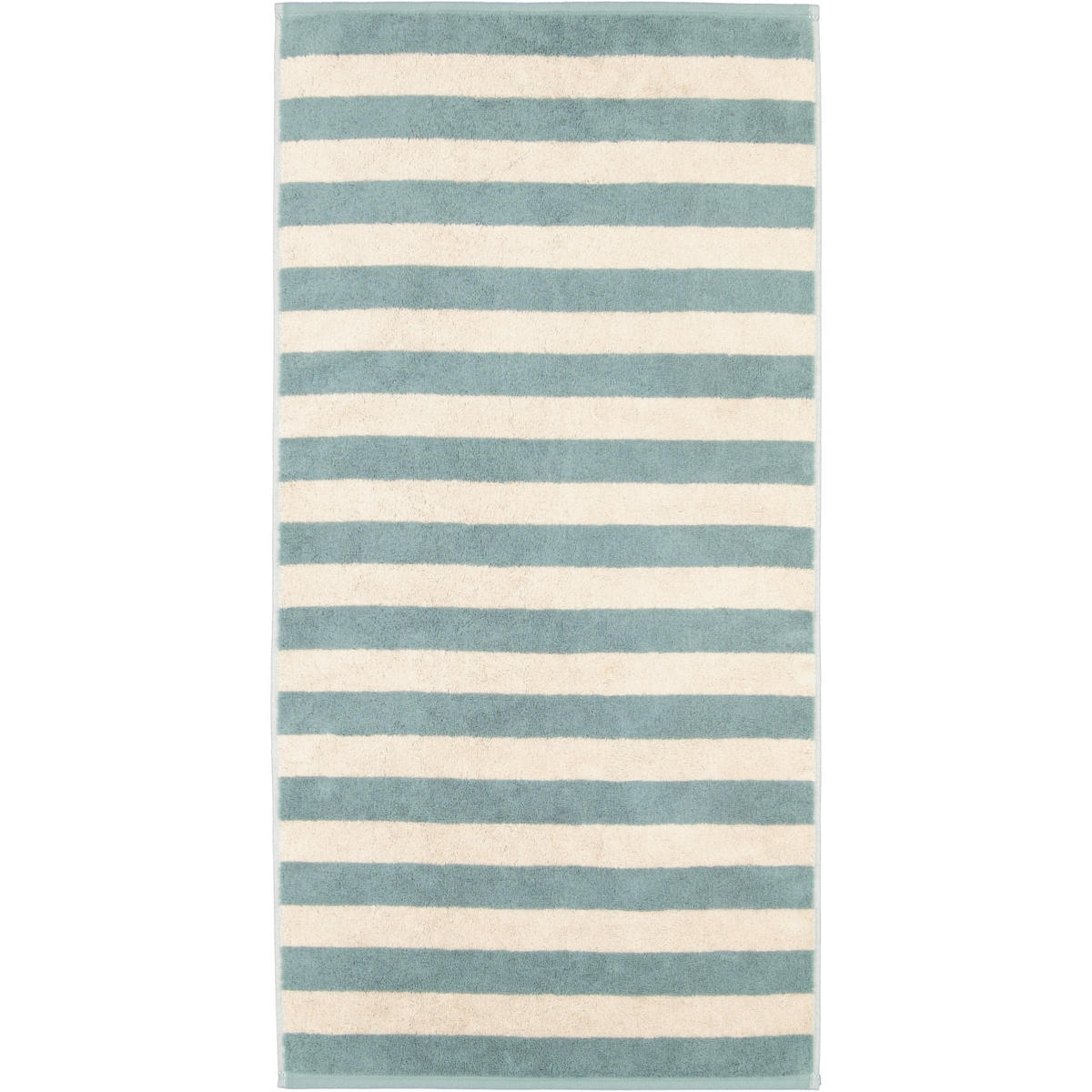 HANDTUCH LINES BLOCKSTREIFEN 6256 FJORD - 43 - Pastellgrün, Textil (50/100cm) - Cawoe