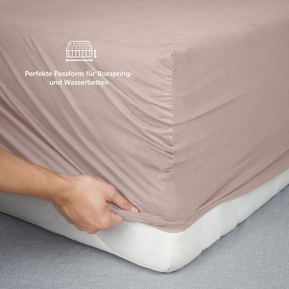 NAPÍNACIA PLACHTA 180/220 cm taupe (sivohnedá) - taupe, textil (180/220cm) - Blumtal