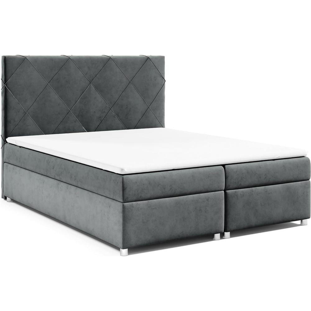 Best For Home Boxbett Graphit 180x200 cm
