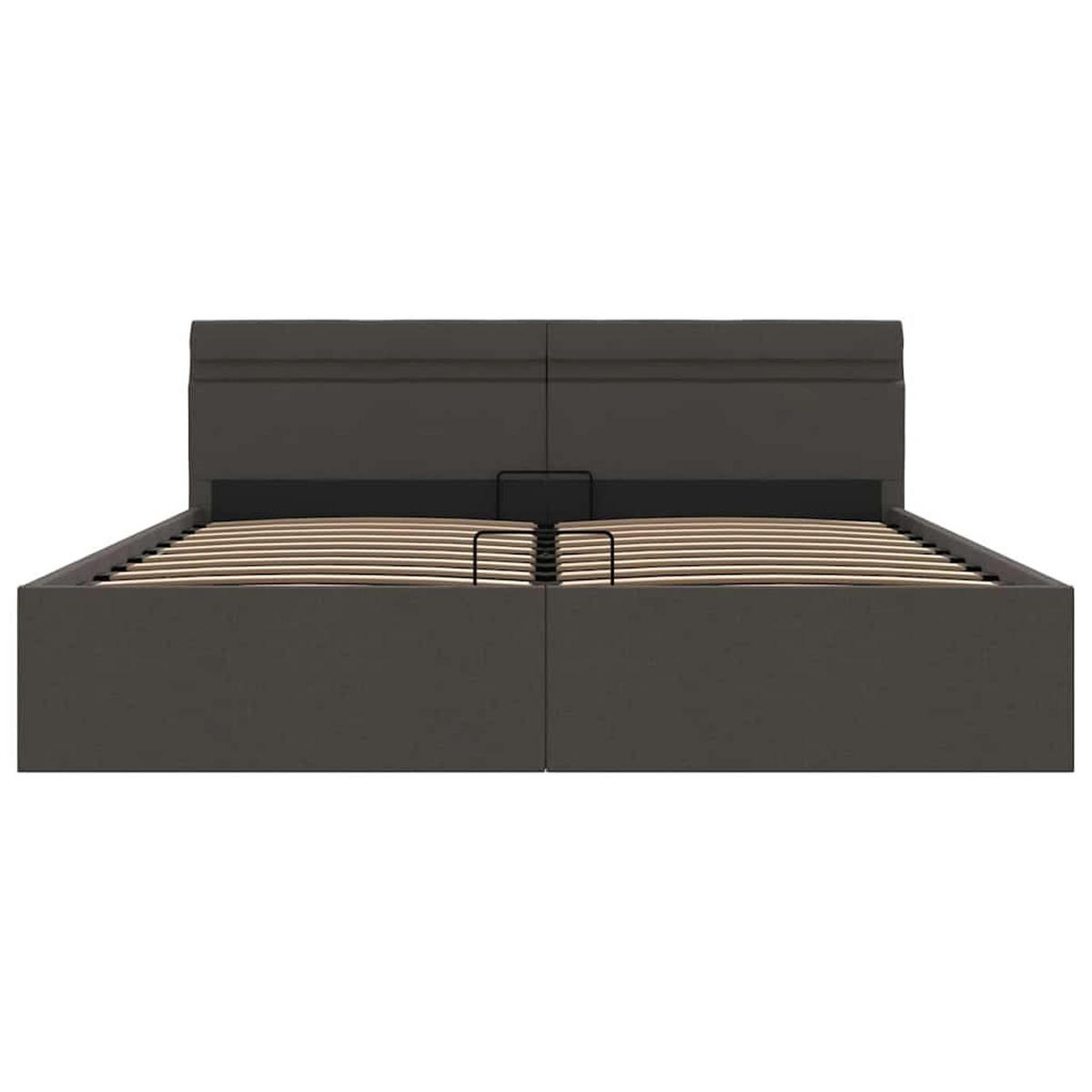 METALLBETT Ibarra 168/211 cm - Dunkelgrau, Metall (160/200cm) - Nettlife
