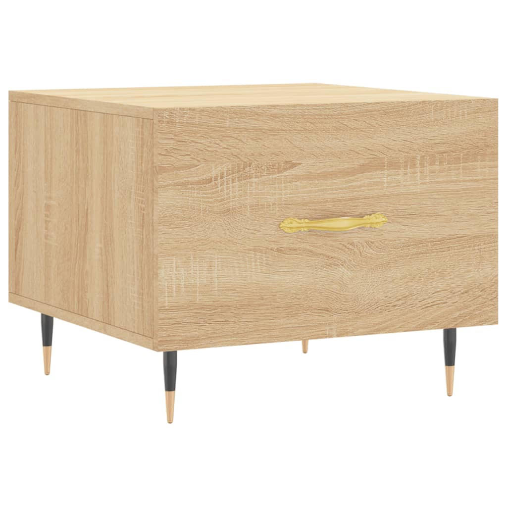 COUCHTISCH Sonoma-Eiche 50x50x40 cm Holzwerkstoff - Braun, Holzwerkstoff (50/50/40cm) - furnicato