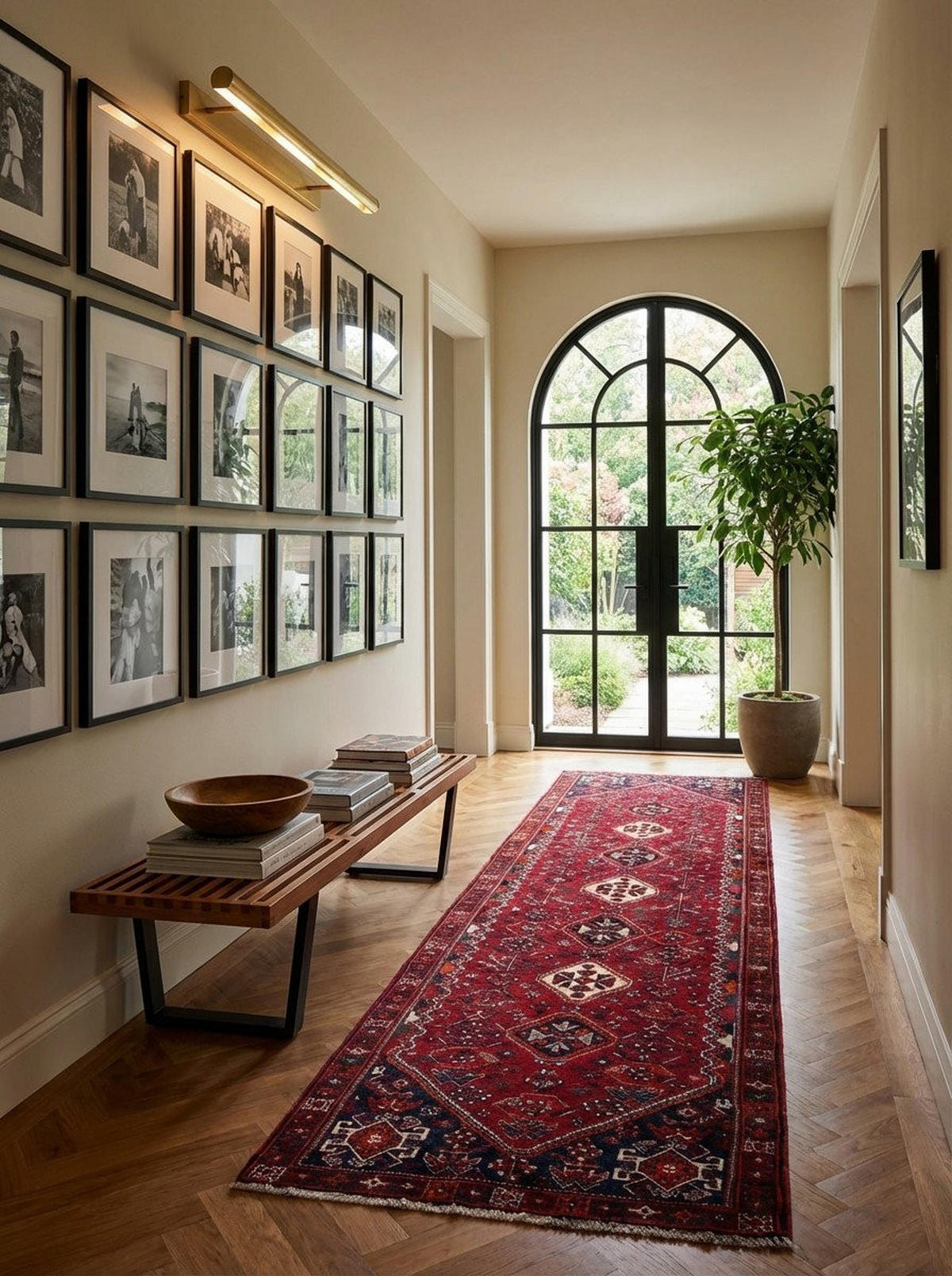 TEPPICH Gashgai Rot 301/82 cm Schurwolle - Rot, Textil (82/301cm) - Looma