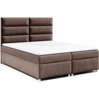 BOXBETT Trinity K-4 Bonellfederkern inkl. Topper - Braun, Holz/Holzwerkstoff (140/200cm) - Best For Home