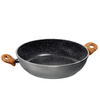 SERVIERPFANNE - Grau, Metall (28cm) - Stoneline