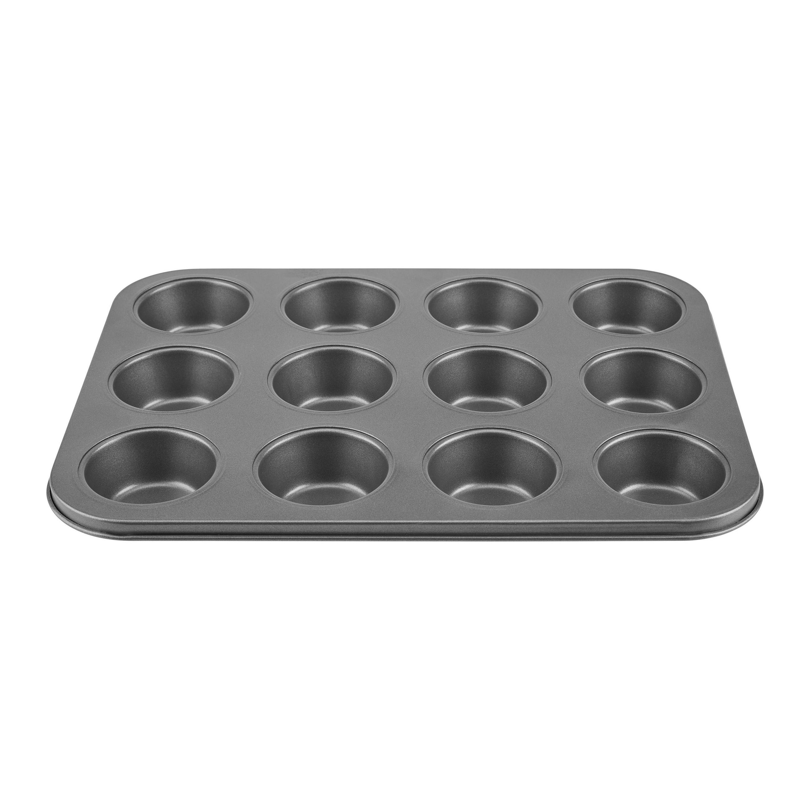 MUFFINFORM Bakery Grau - Grau, Metall (35/26.5/3cm) - Mömax