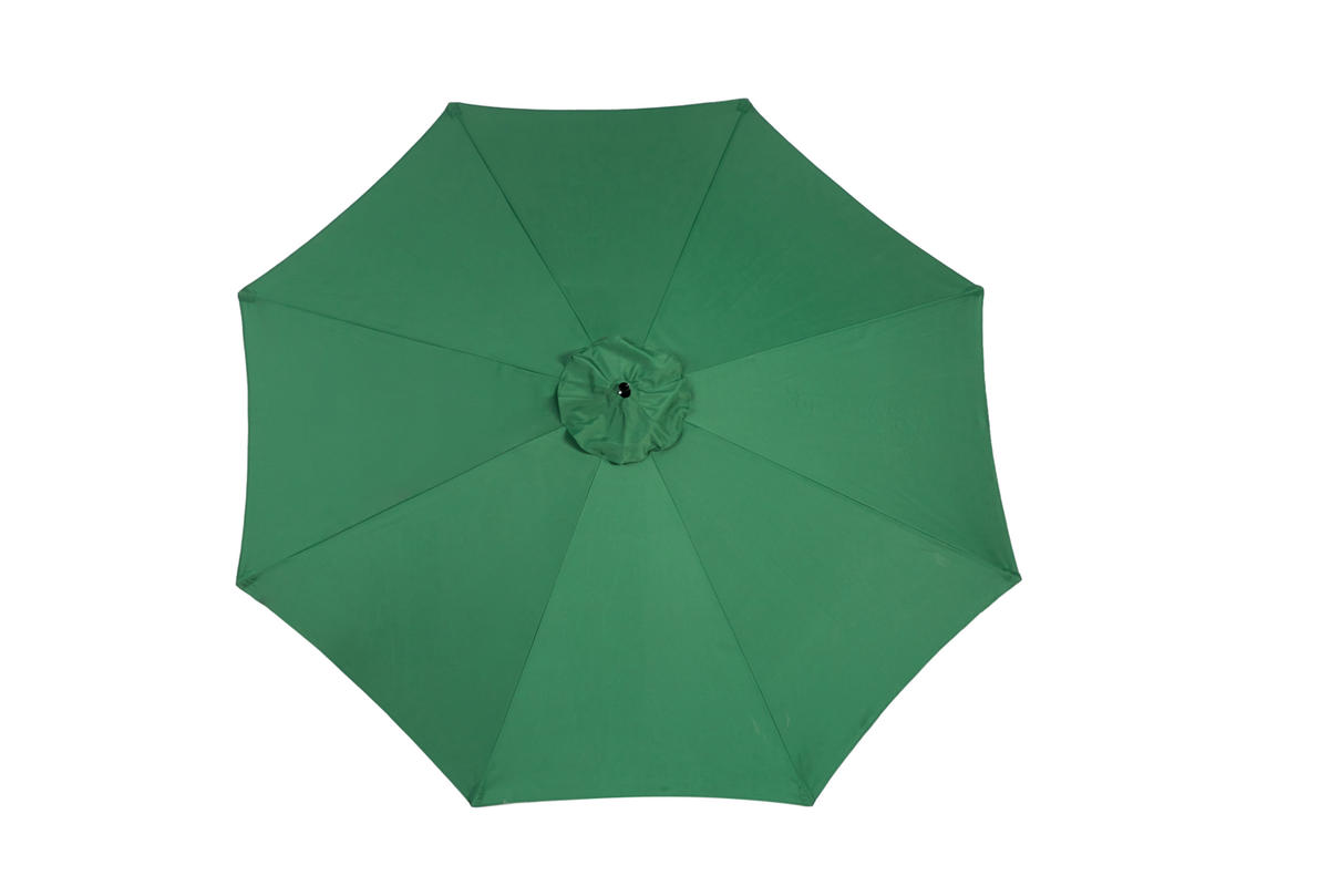 AMPELSCHIRM aus Polyester & Metall 243x243x251 cm in Beige mit Kurbel - Beige, Metall (243/243cm) - Modfu