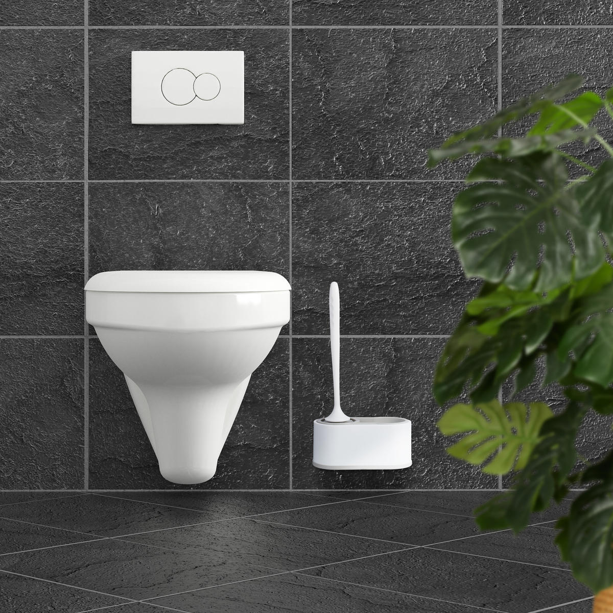 TOILETTENBÜRSTE - Multicolor, Kunststoff (21.5/40/11.5cm) - Relaxdays