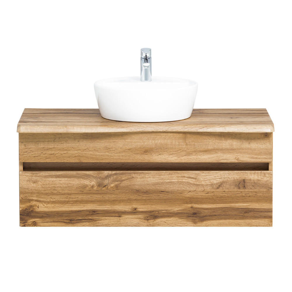 WASCHTISCH Vidago-03 - Braun, Holzwerkstoff (101/55/52cm) - Lomado