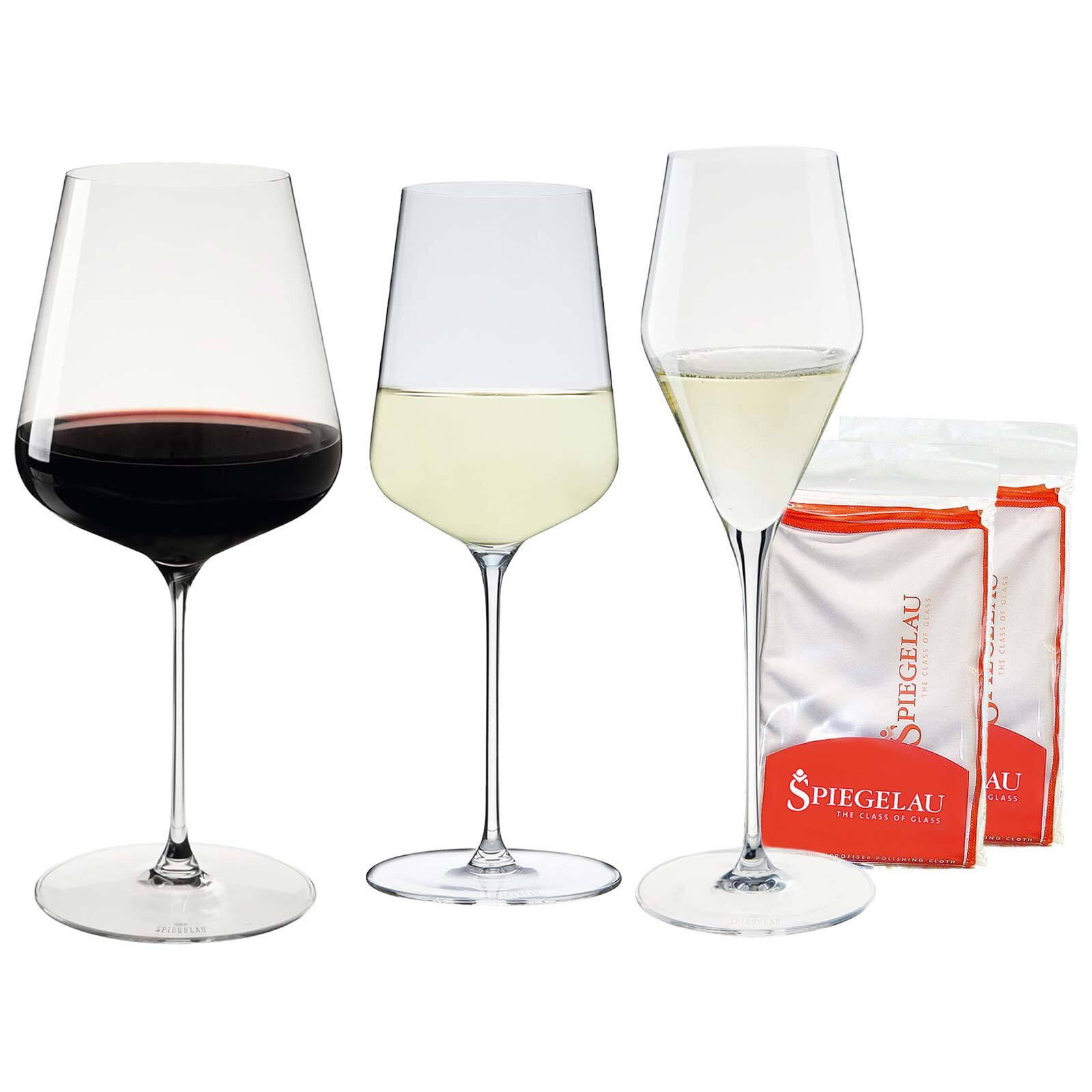 GLÄSERSET INKL. 2 POLIERTÜCHER Definition transparent 12er Set - Transparent, Glas - Spiegelau