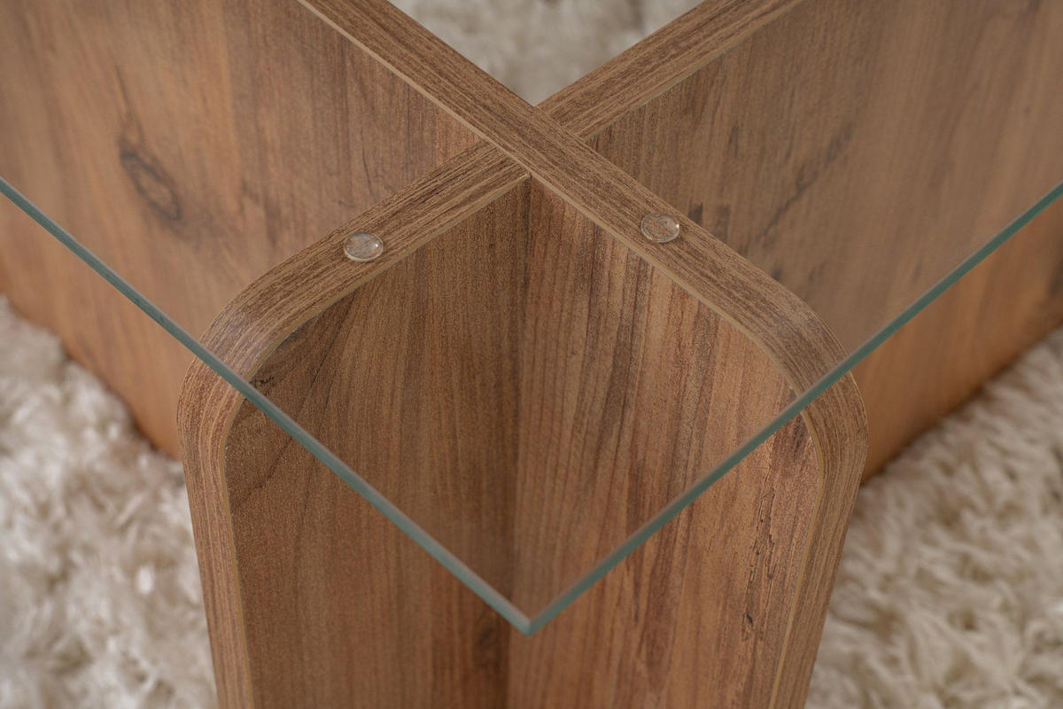 COUCHTISCH flavio Braun - Braun, Holz (105/65/30cm) - Habitat Garten