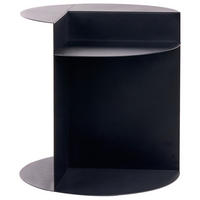 BEISTELLTISCH Metall Schwarz Taggart - Schwarz, Metall (40/40/45cm) - Beliani