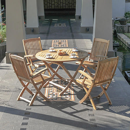 Zebra Süd Gartentisch Holz