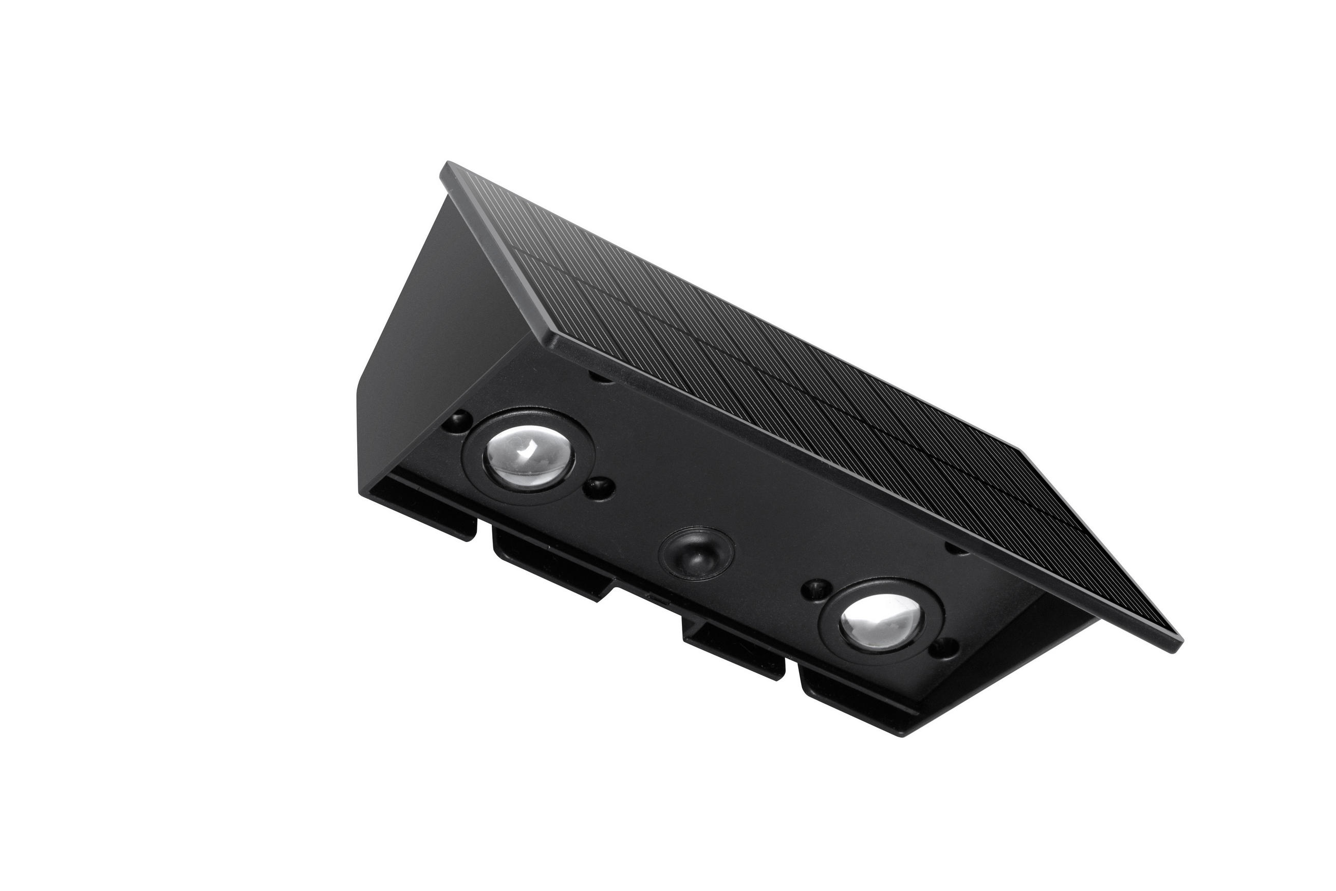 WANDLEUCHTE PYCH 8.5/7.4/14.2 cm - Schwarz, Metall (8.5/7.4/14.2cm) - ZMH