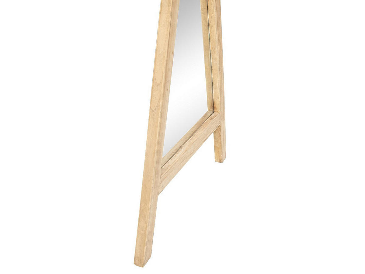 KINDERSPIEGEL Tipi - 55 x 120 cm - Mindi-Holz - Naturfarben - BATAM - Naturfarben, Holz (55/120/3cm) - Vente-Unique