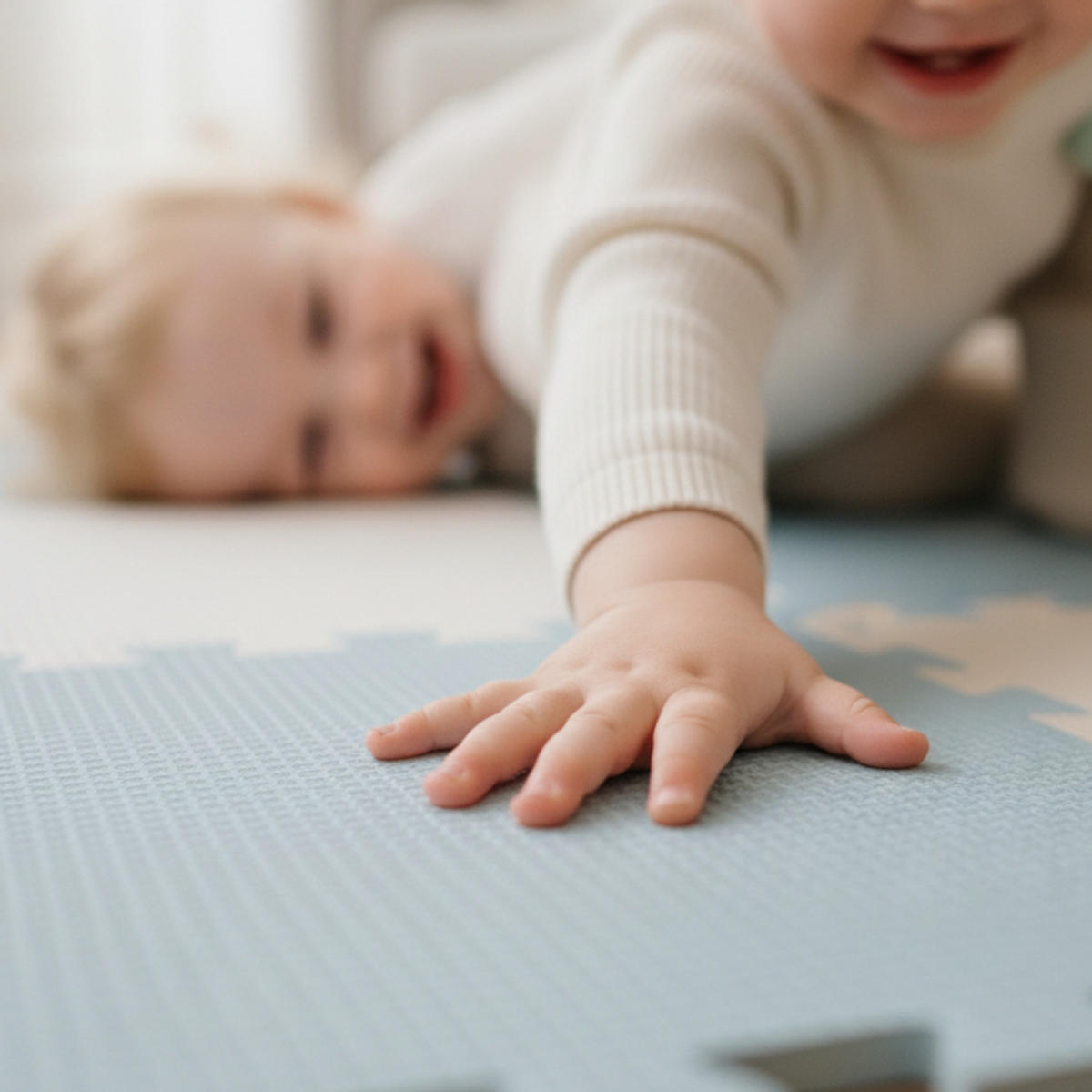 SPIELMATTE ab Null - 360/120 cm Puzzlematte Bunt - Multicolor, Kunststoff (30/30cm) - Littletom