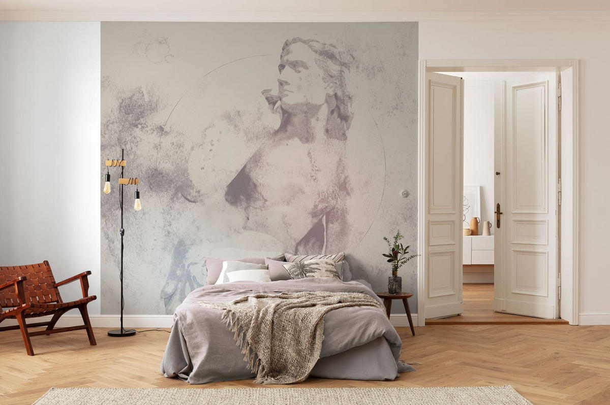 FOTOTAPETE Vorabend 300 x 280 cm - Grau, Papier (300/280cm) - Sanders & Sanders