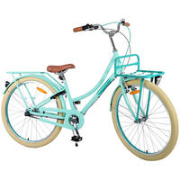 KINDERFAHRRAD Excellent - Mädchen - 26 Zoll - 3 Gänge - Rücktritt + Handbremse - Grün - Grün, Metall (77cm) - TPFSports