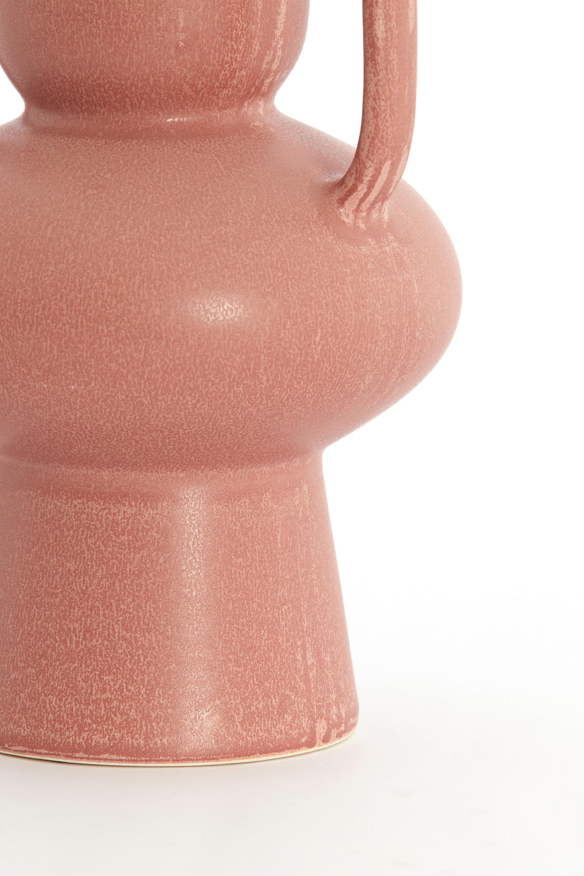 VAZE Otaru Rot 20/20/40 cm - Rot, Keramik (40cm) - Light & Living