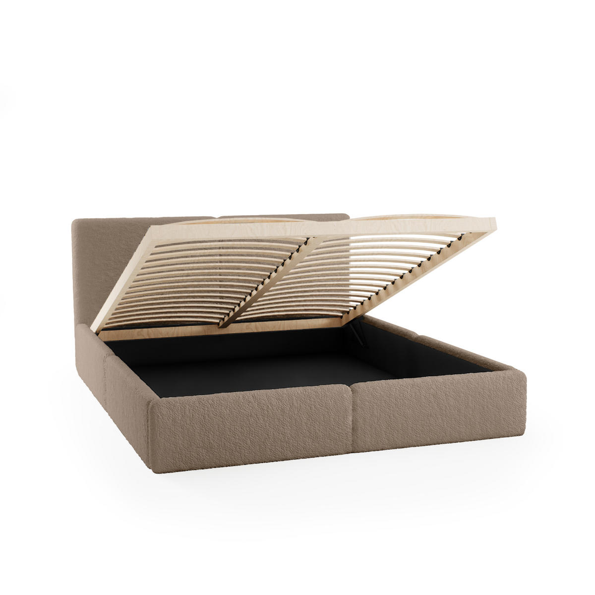 POLSTERBETT Doppelbett Sarria Slim Brown (Anthology 04) 140x200 cm - Braun, Textil (140/200cm) - Meblito
