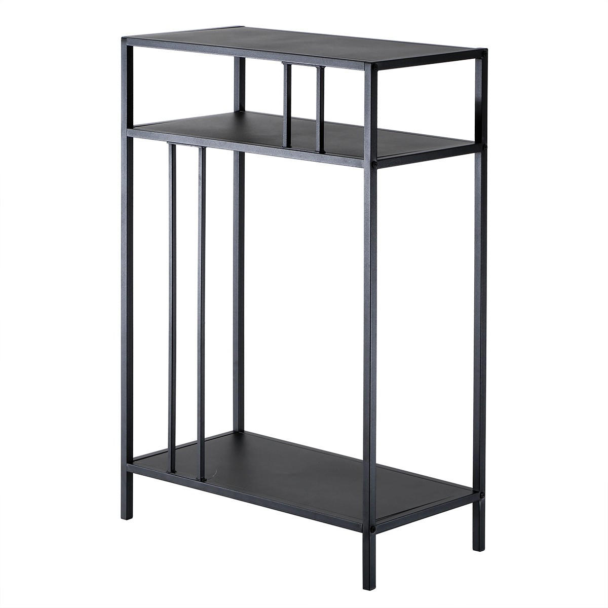 HÖGT konsolbord i svart metall, H90 cm - OLLI - Svart, Metall (35.5/30/90cm) - Calicosy
