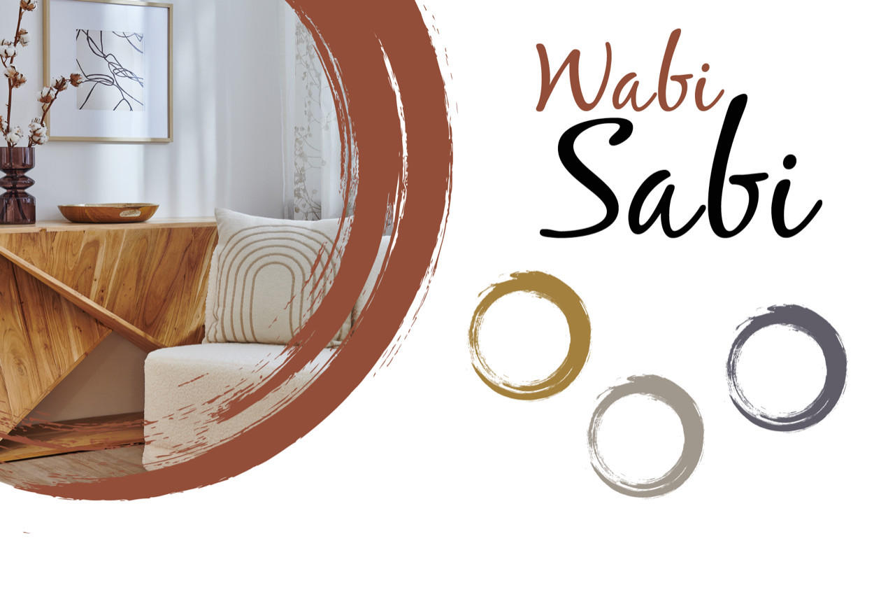 Wabi Sabi inspirációs kép színpalettával