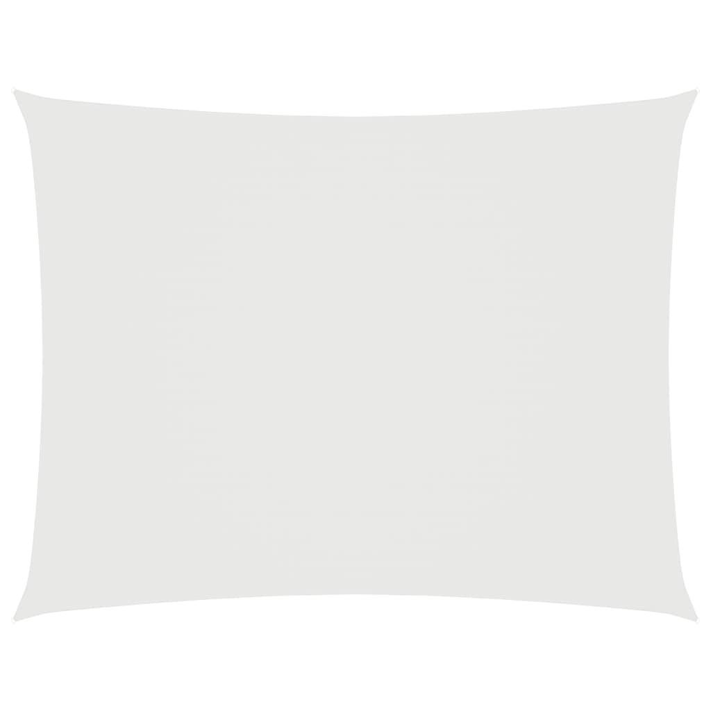 SONNENSEGEL Oxford-Gewebe Rechteckig 2,5x3,5 m Weiß - Weiß, Textil (350/250cm) - furnicato