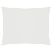 SONNENSEGEL Oxford-Gewebe Rechteckig 2,5x3,5 m Weiß - Weiß, Textil (350/250cm) - furnicato