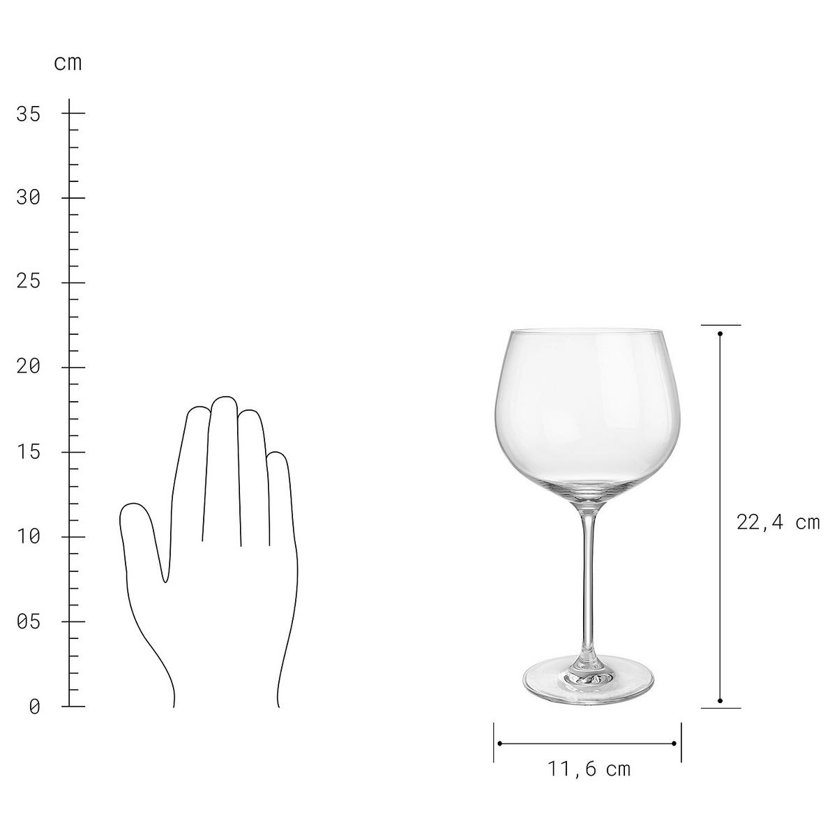 GINGLAS (6er Set) Gin Lovers - Transparent, Glas (0.78L) - Butlers