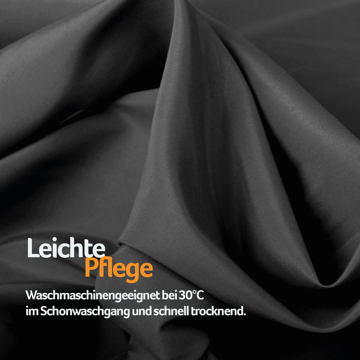 VORHANG Blickdicht ( 140x245cm ) mit Kräuselband / Universalband in Schwarz - Schwarz, Textil (140/245cm) - Bestlivings
