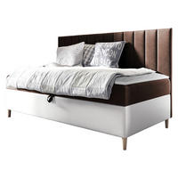 BOXBETT Maja Junior 2 - Weiß/Braun, Holz (100/200cm) - MIRJAN24