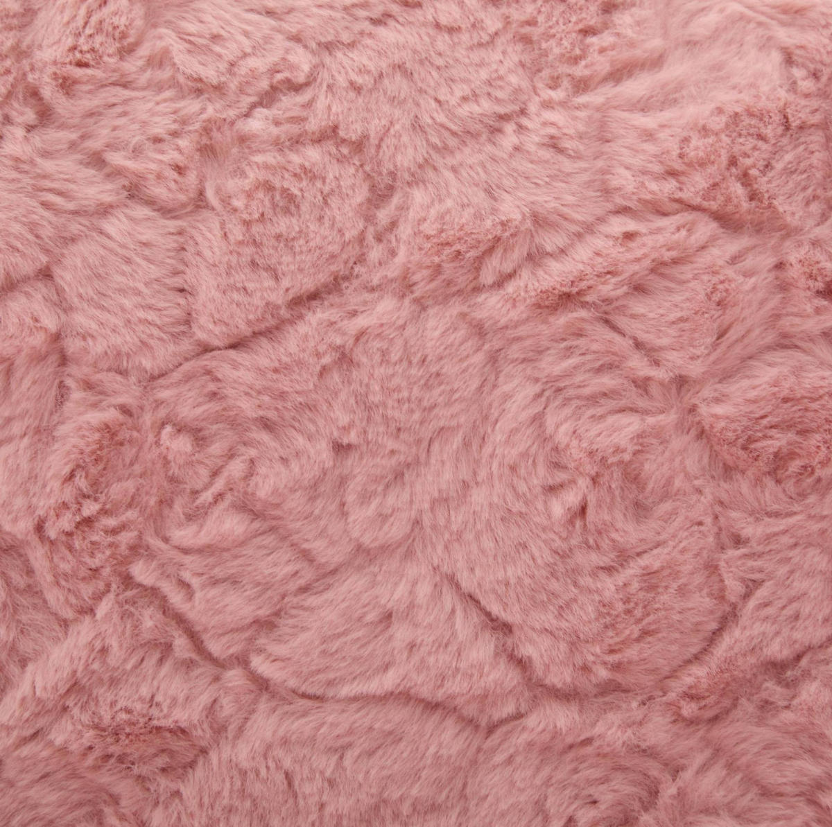 BÜROSTUHL höhenverstellbar 67 cm Kunstfell Pink - Pink, Kunststoff (67/94/63cm) - Meubliv
