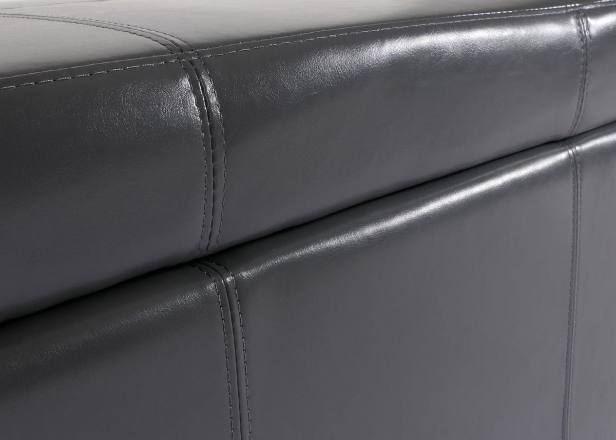 AUFBEWAHRUNGS-TRUHE Lars XXL 45x180x45cm Stoff/Textil Dunkelgrau - Grau, Textil (180/45/45cm) - BERLINLODGE