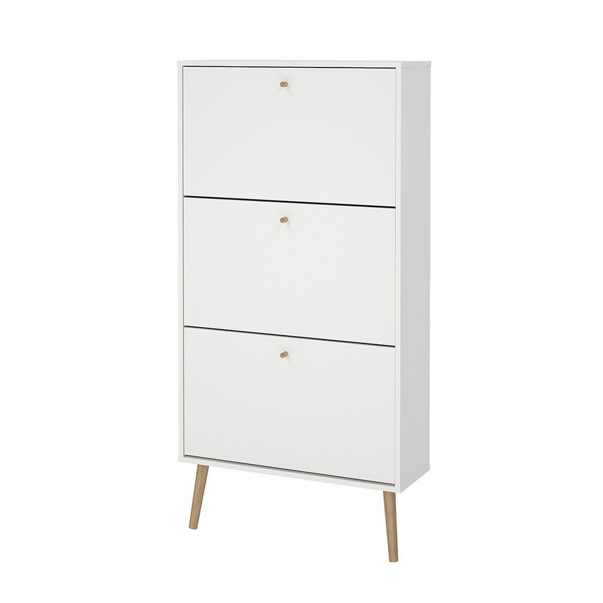 SCHUHSCHRANK, Bodo, Weiß, Holzwerkstoff, 71 x 24 x 140 cm - Weiß, Holzwerkstoff (71/140/24cm) - ebuy24