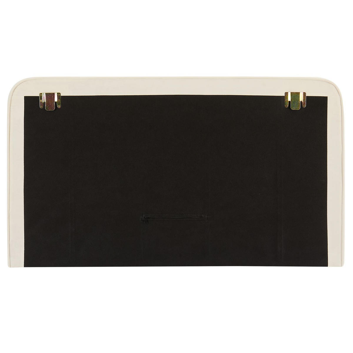 KOPFTEIL CELIA 120X190 CM - Creme, Textil (120/68/6cm) - IDIMEX