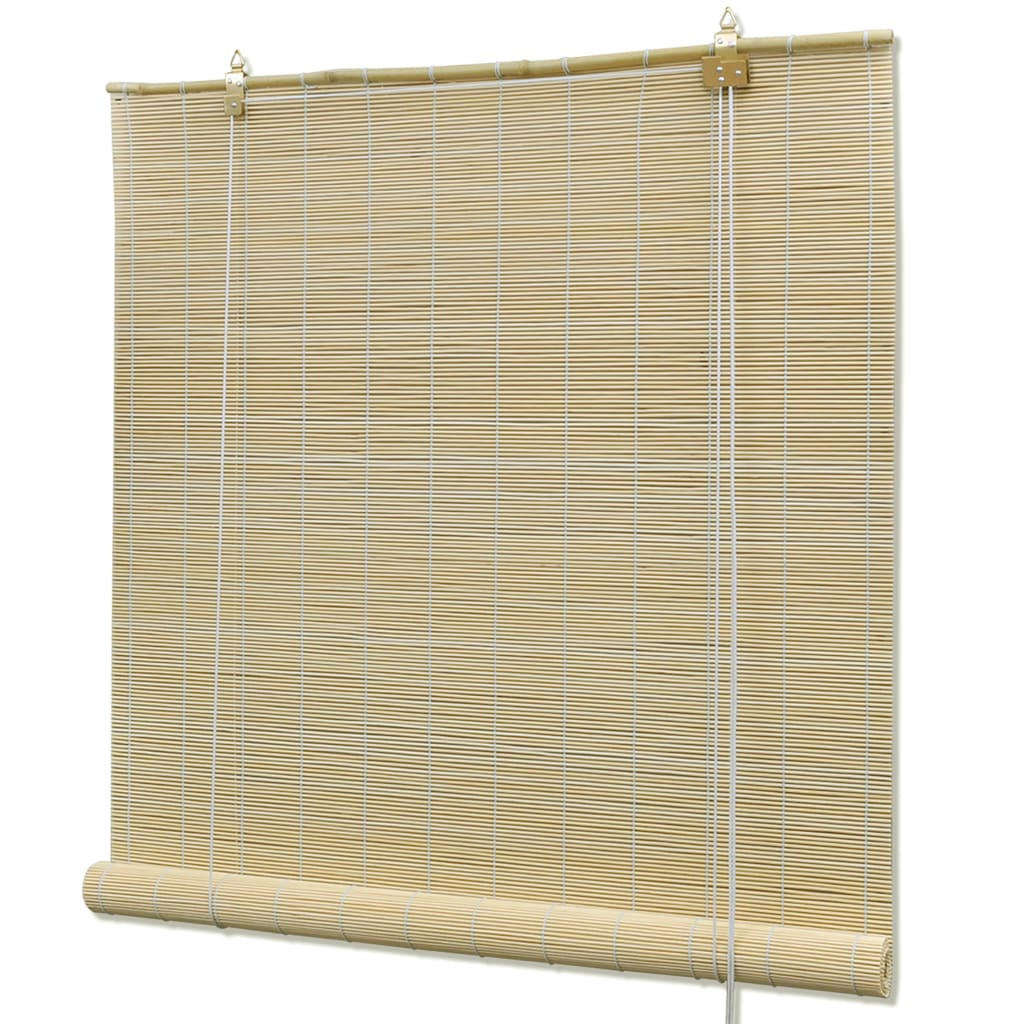 BAMBUSROLLO 80/220 cm Natur - Naturfarben, Naturmaterialien/Holz (80/220/220cm) - vidaXL