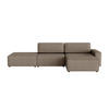 ECKSOFA Lummo Re mit Schlaffunktion, Braun - Braun, Textil (323/185cm) - Fedve